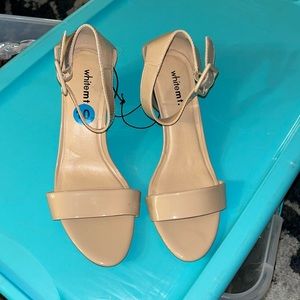 New Whitemt short heels